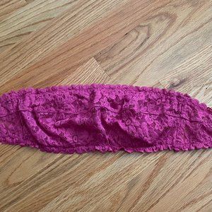 Victoria Secret Sheer All Over Lace Underwire Bandeau